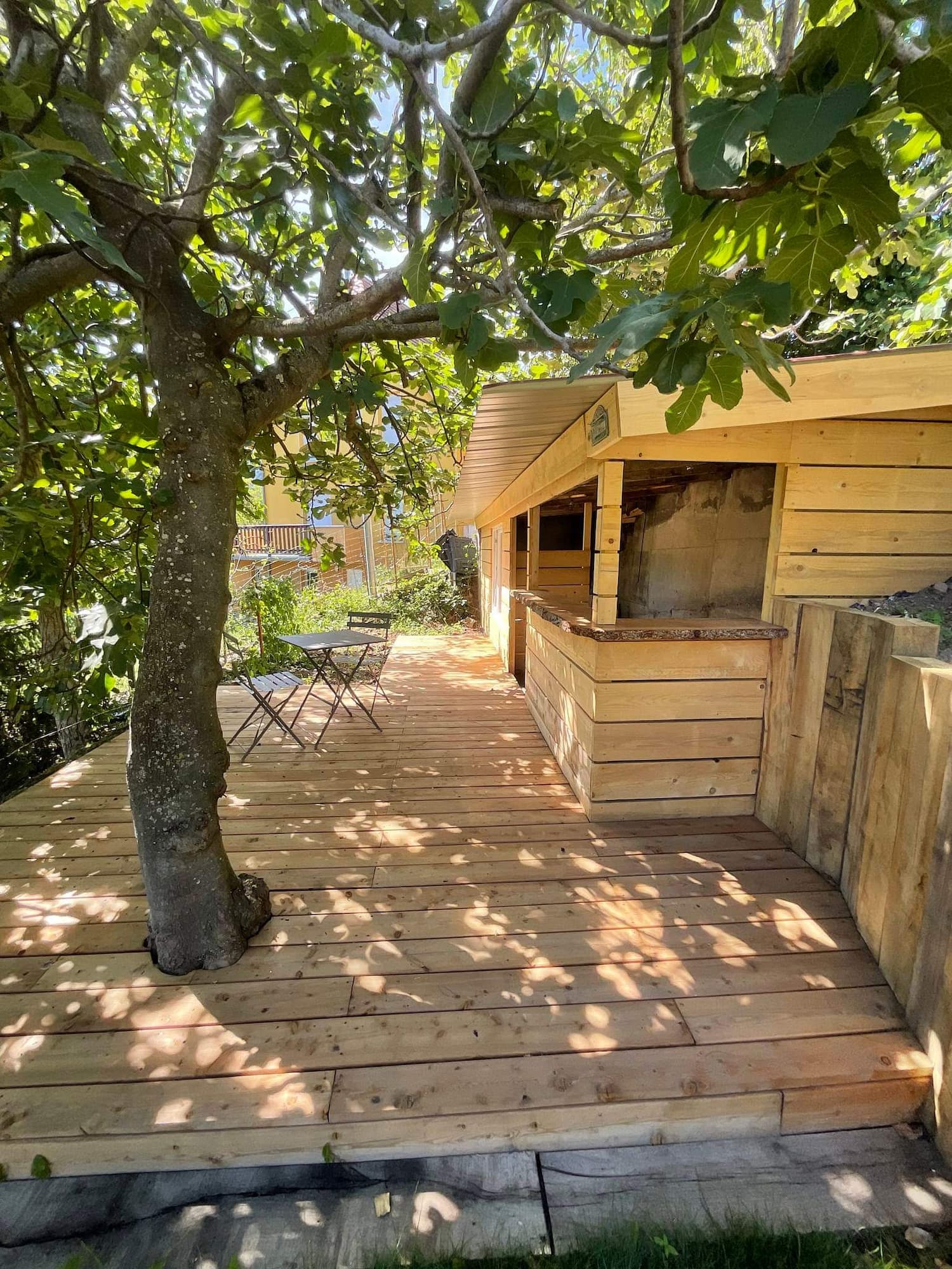 Cr&eacute;ation de terrasse sur mesure : bois, dalle, pav&eacute; et b&eacute;ton autour de Colmar et S&eacute;lestat Wittenheim 4