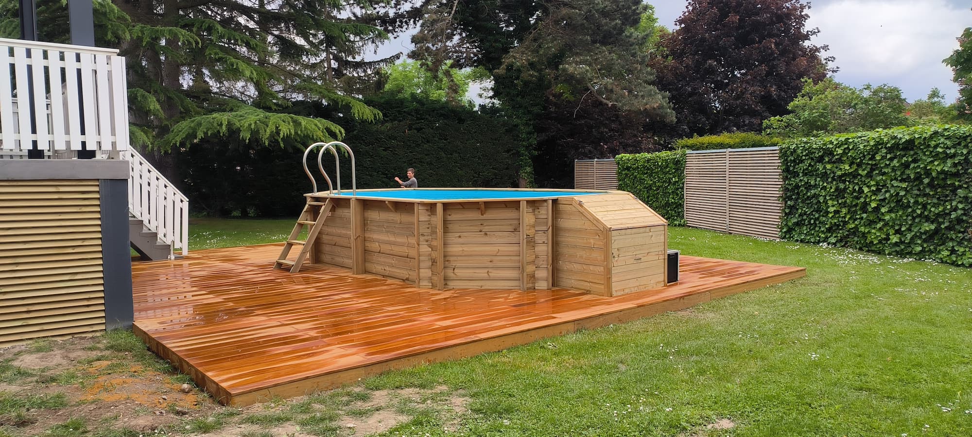 Cr&eacute;ation de terrasse sur mesure : bois, dalle, pav&eacute; et b&eacute;ton autour de Colmar et S&eacute;lestat H&eacute;ricourt 0