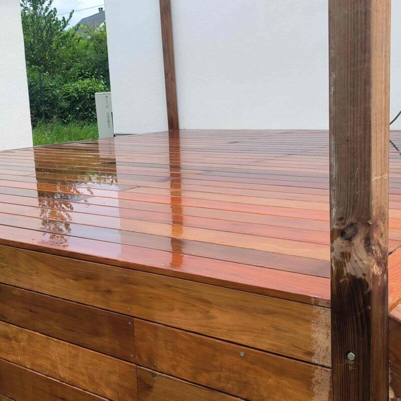Cr&eacute;ation de terrasse sur mesure : bois, dalle, pav&eacute; et b&eacute;ton autour de Colmar et S&eacute;lestat H&eacute;ricourt