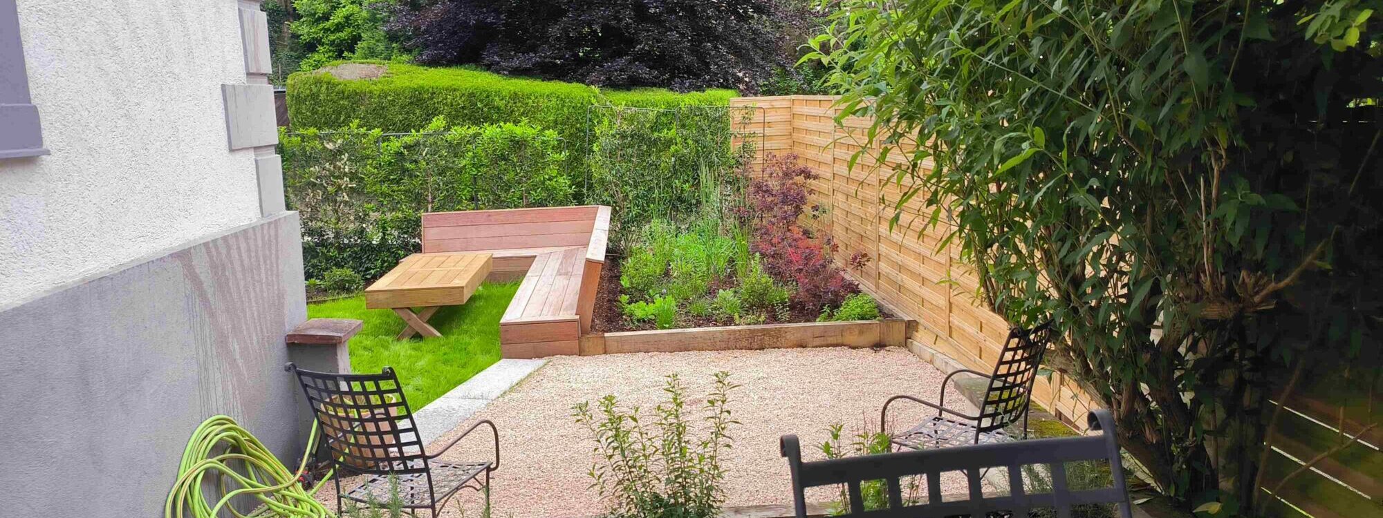 JARDINMASSIF5 2000X750 | Paysagiste de l'est Aménagement paysager extérieur sur mesure à proximité de Colmar et Sélestat Saint-Louis