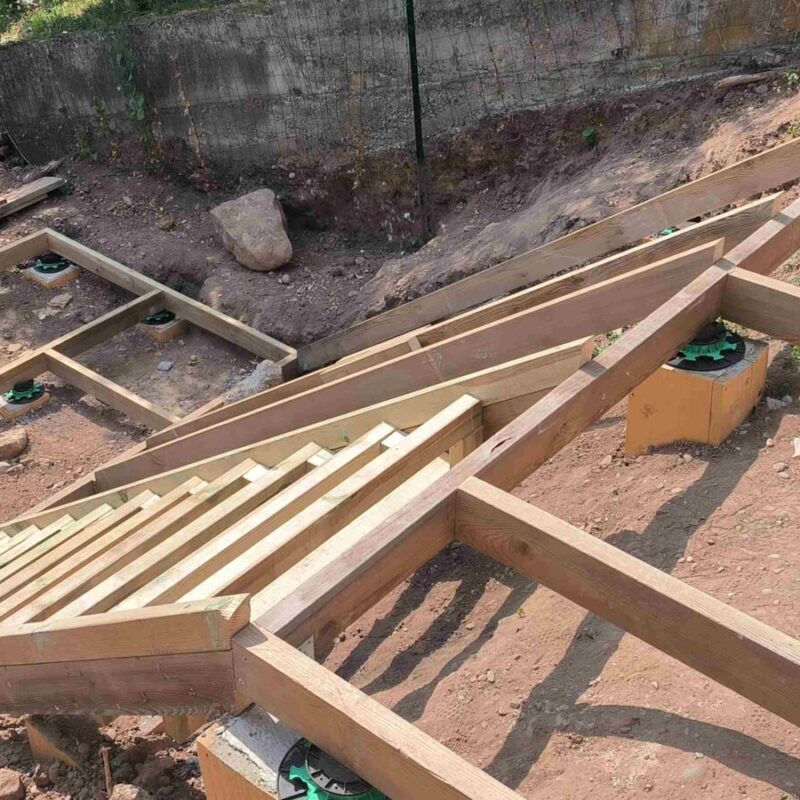 Terrasse et jeux en bois &agrave; Guebwiller Illzach 9