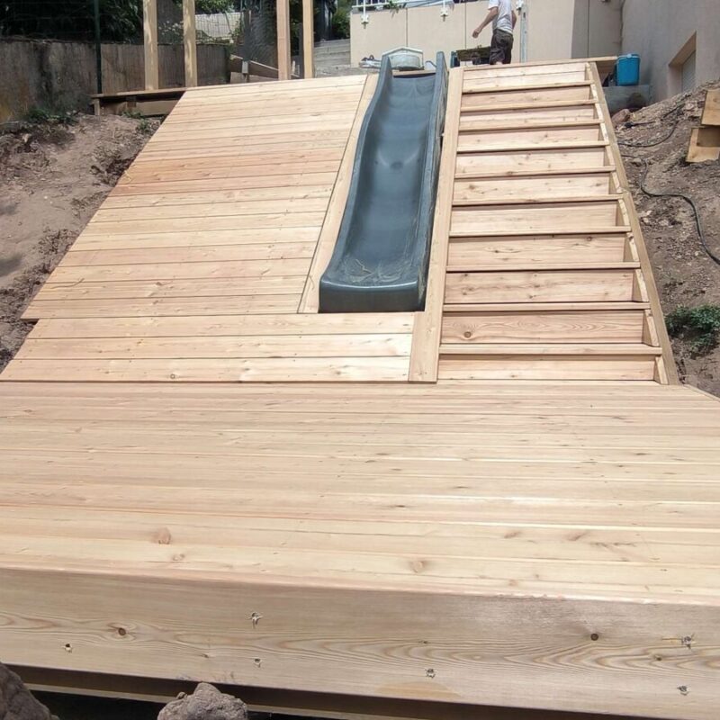 Terrasse et jeux en bois &agrave; Guebwiller Rixheim 12