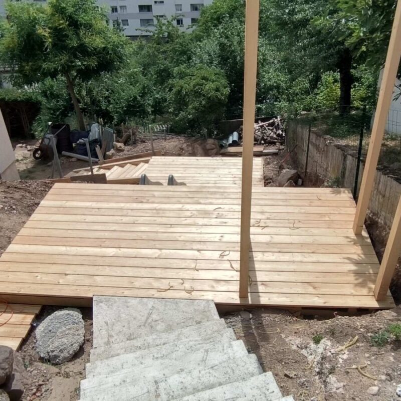 Terrasse et jeux en bois &agrave; Guebwiller Guebwiller 15