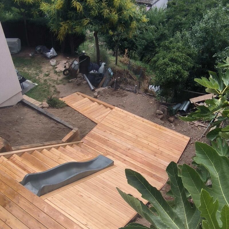 Terrasse et jeux en bois &agrave; Guebwiller Guebwiller 27