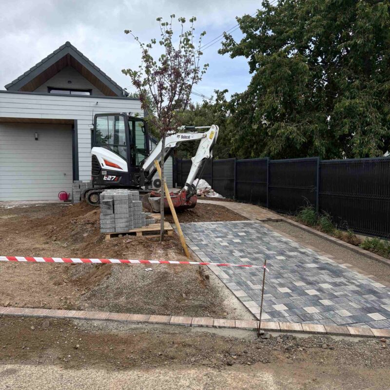 Pavage + plantation Cernay 34