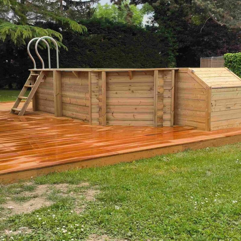 cr&eacute;ation terrasse bois + pisicne Guebwiller 14