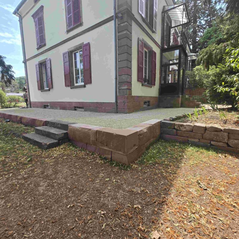 Terrassement et remise &agrave; niveau Rixheim 50